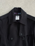 Versace Jeans Couture 00s Pure Cotton Belted Trench Coat - M - SYLK
