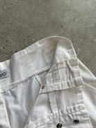 Vintage 1990s Pure Cotton High Waisted Tapered Trousers - W26 - SYLK