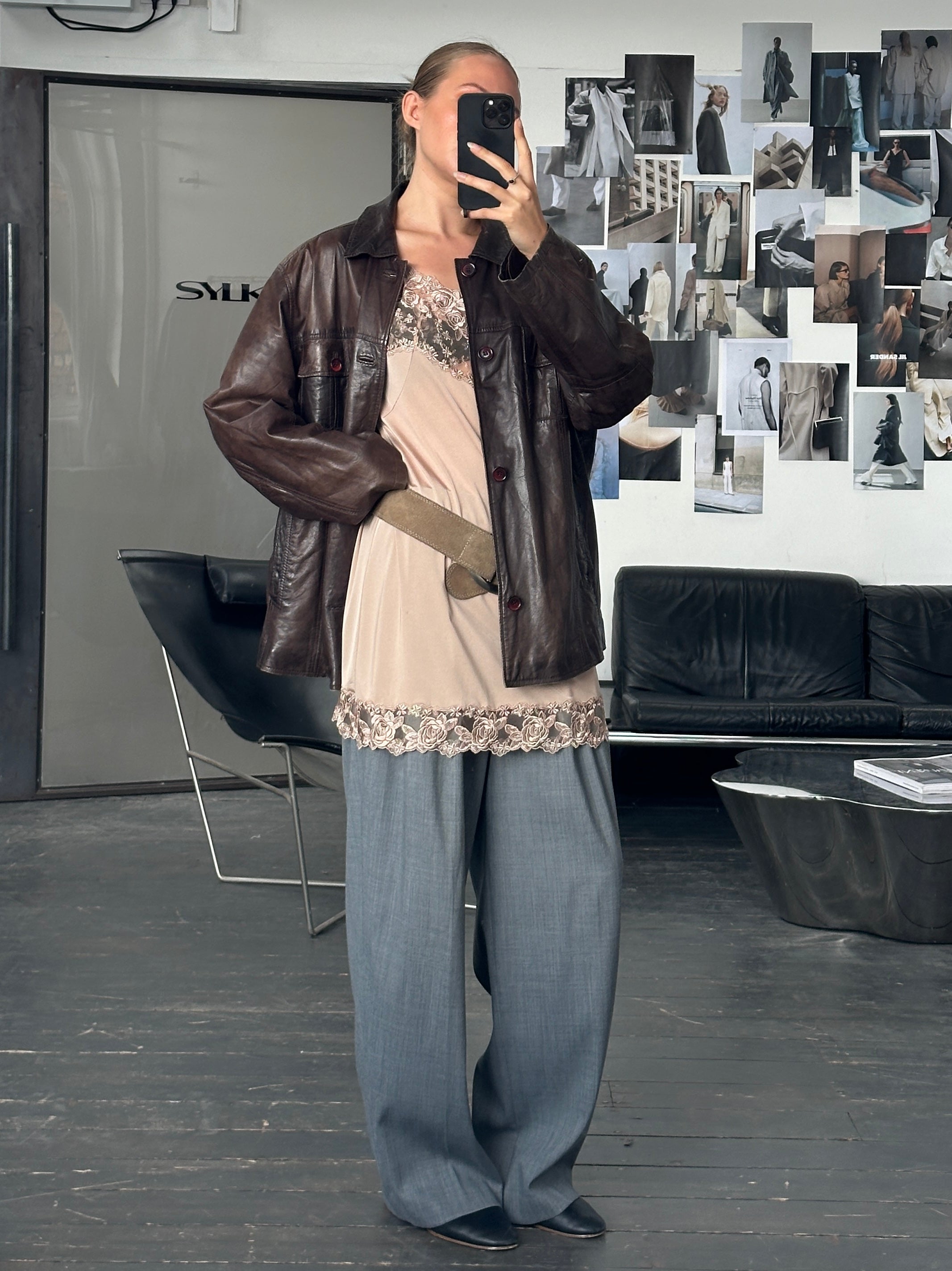 Vintage 1990s Lace Mini Slip Dress - M - SYLK