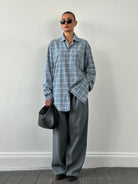 Armani Jeans Check Flannel Pure Cotton Logo Shirt - XXL - SYLK