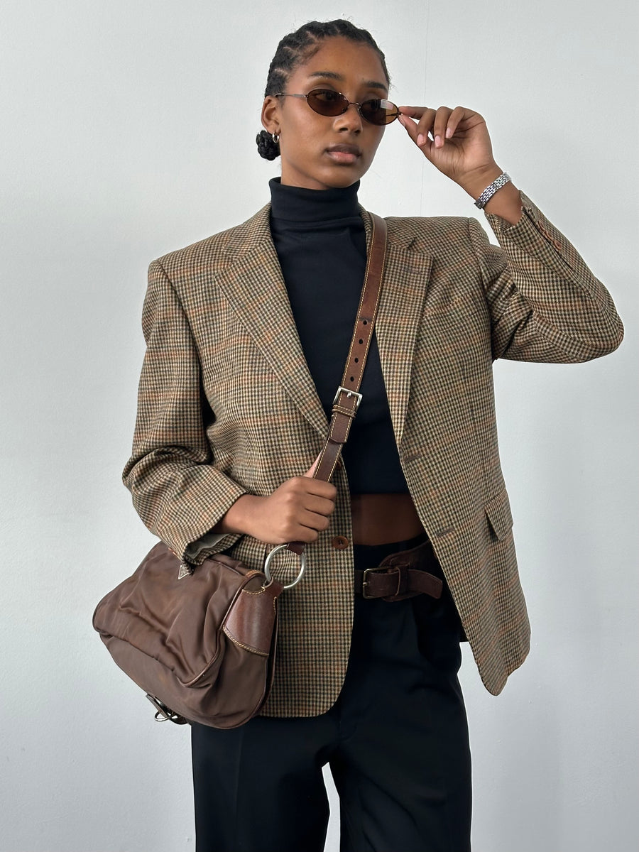 Loyal London X Loro Piana 1990s Pure Wool Check Blazer 36R S Loyal London X Loro Piana 1990s Pure Wool Check Blazer 36R S