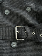 Dolce & Gabbana Wool Double Breasted Belted Coat - L - SYLK