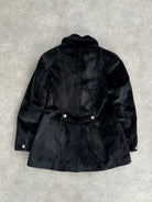 Sportmax Faux Fur Double Breasted Coat - M/L - SYLK