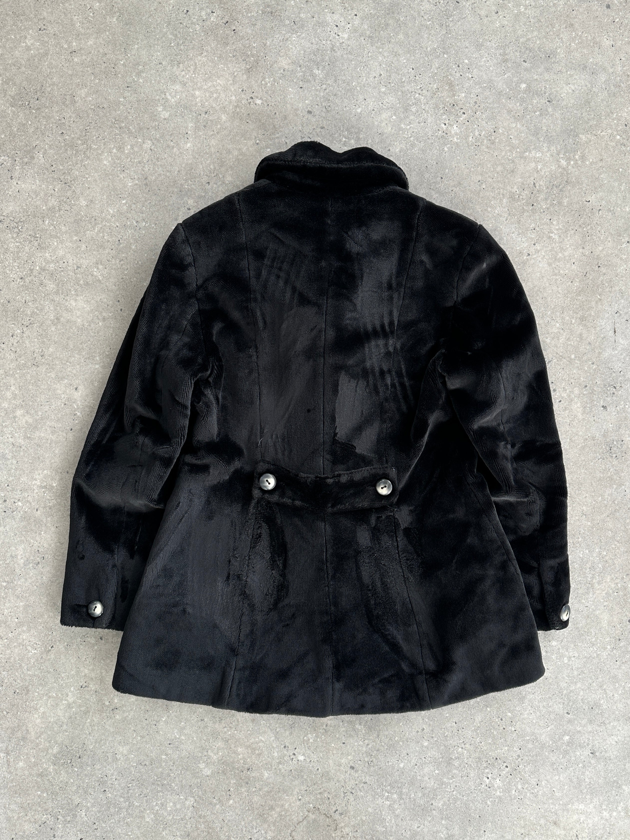 Sportmax Faux Fur Double Breasted Coat - M/L - SYLK