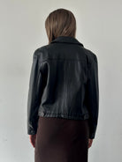 Armani Jeans Leather Jacket - S/M - SYLK