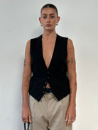 Giorgio Armani Classico Wool Tailored Waistcoat - XS/S - SYLK