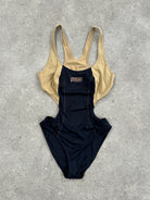 Versace Intensive 90s High Cut Logo One Piece Swimsuit - S - SYLK