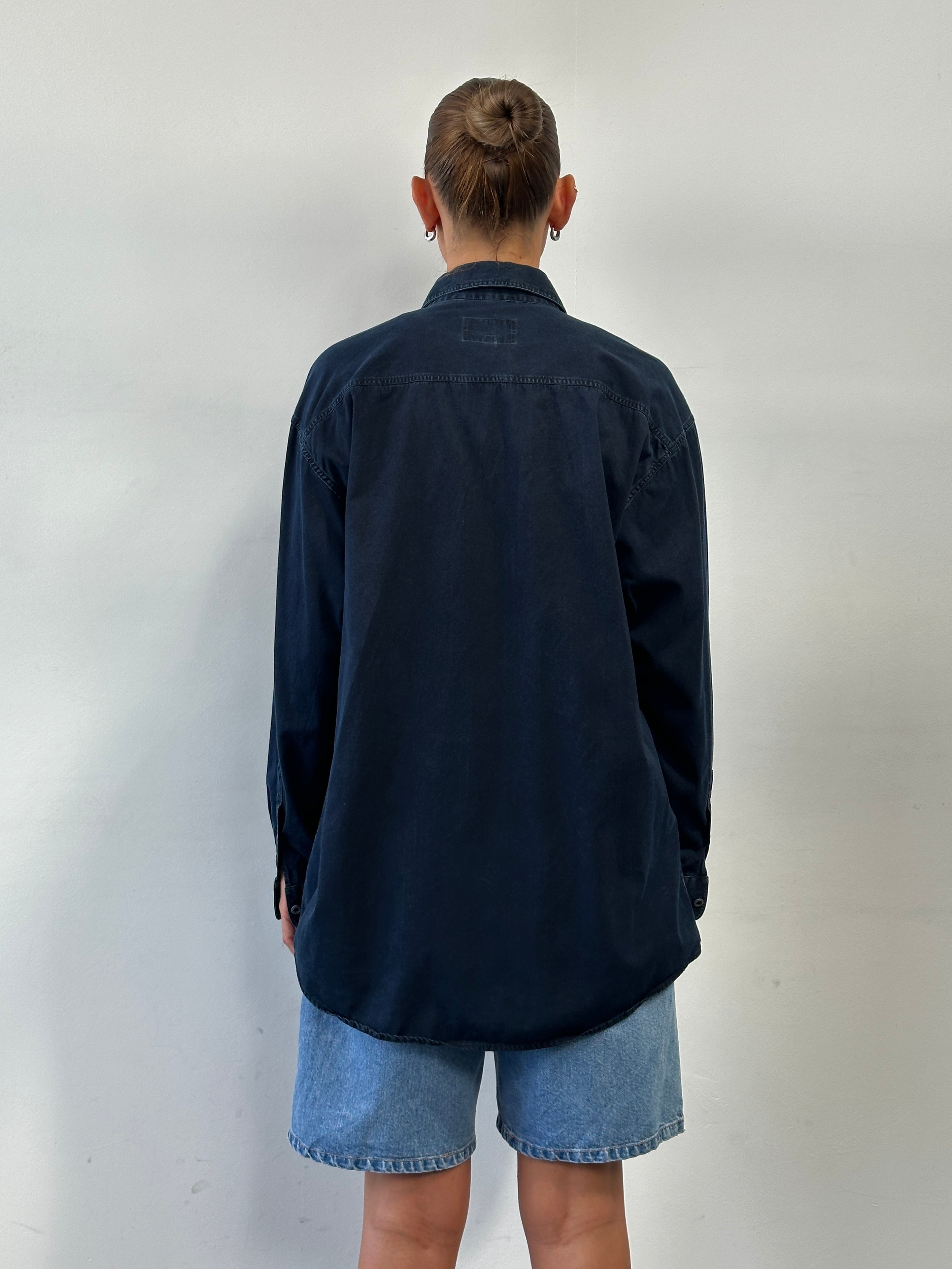 Armani Jeans Denim Logo Shirt - XL - SYLK