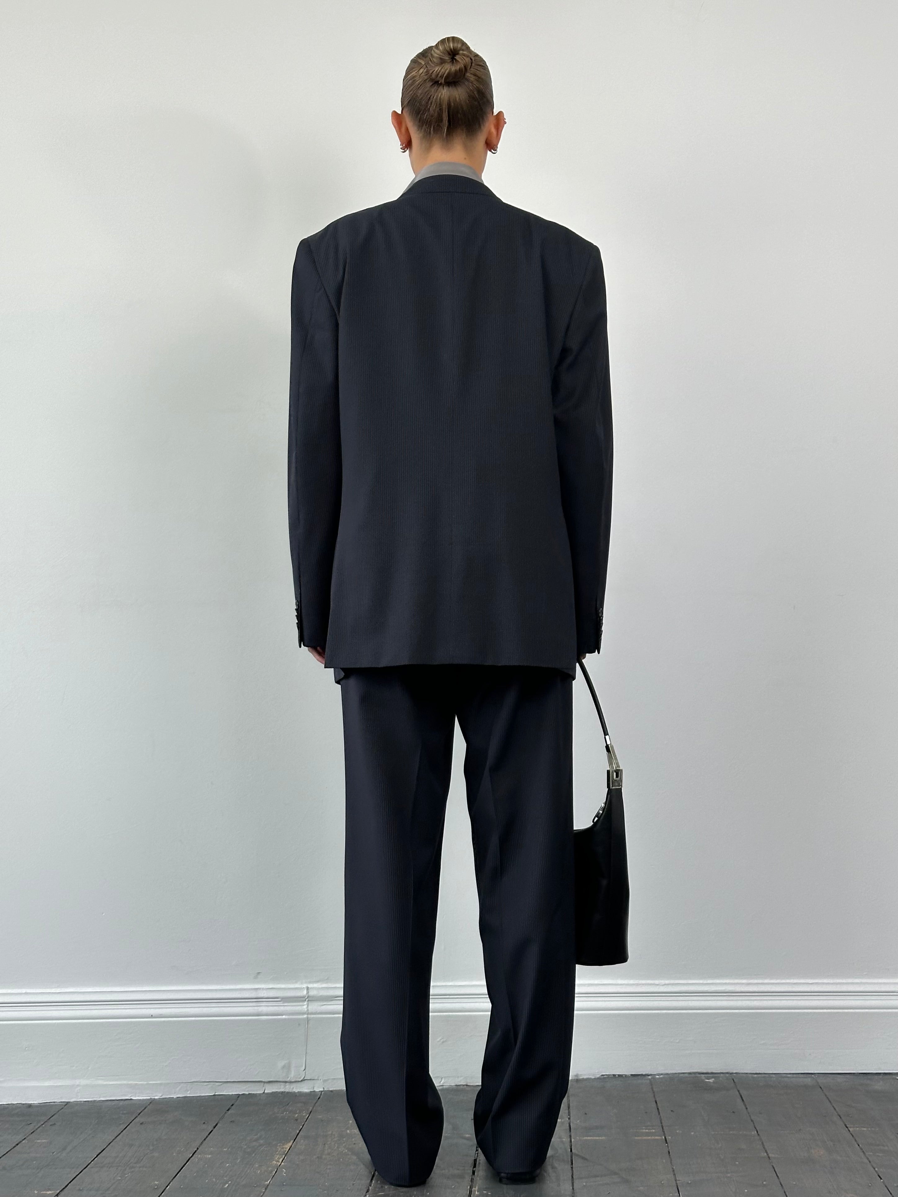 Vintage Pinstripe Single Breasted Suit - 42R/ W34 - SYLK