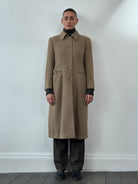 Giorgio Armani Black Label 80-90s Wool Single Breasted Coat - M - SYLK