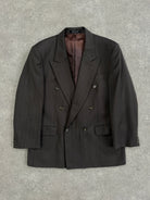 Pierre Balmain 1980s Pure Wool Double Breasted Blazer - 40S/L - SYLK