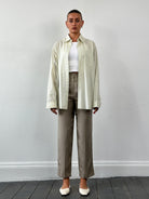 Mani by Armani Pure Silk High Waisted Trousers - W26 - SYLK