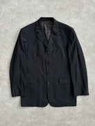 Yves Saint Laurent 90s Pure Wool Single Breasted Blazer - 42R/XL - SYLK