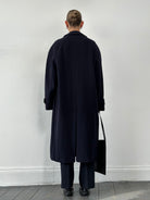 Yves Saint Laurent Wool Cashmere Single Breasted Coat - XL - SYLK