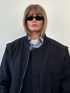 Italian Vintage Wool Bomber Jacket - L - SYLK