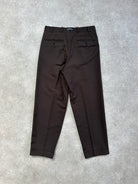 Yves Saint Laurent 1990s Pure Wool High Waisted Tailored Trousers - W28 - SYLK