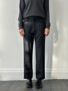 Dolce & Gabbana D&G Pure Wool Mid-Low Rise Stripe Trousers - W32 - SYLK
