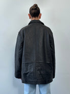 Tommy Hilfiger Double Breasted Leather Jacket - XL - SYLK