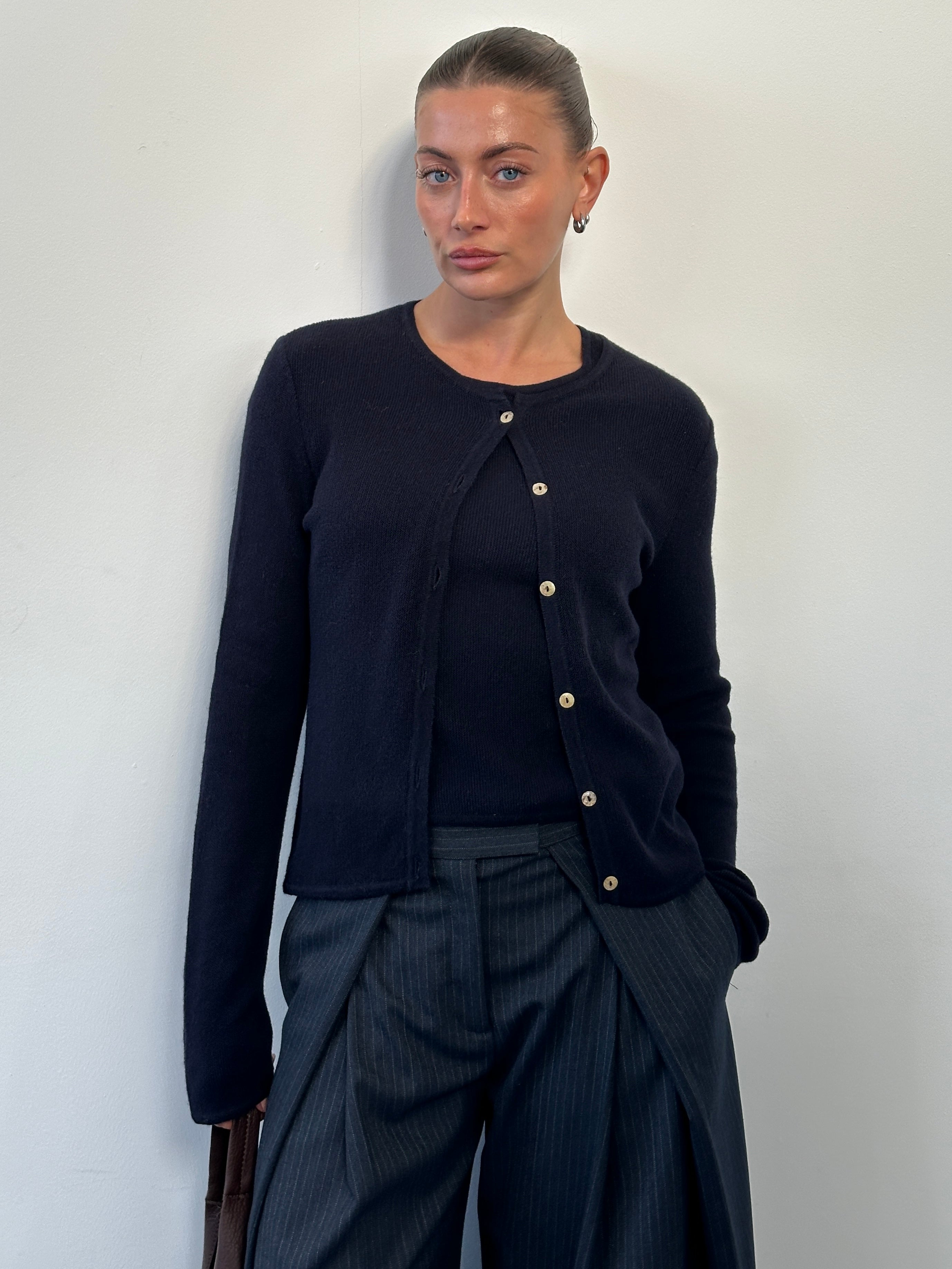 Armani Jeans 2000s Cotton Alpaca Knit Two Piece Set - S - SYLK