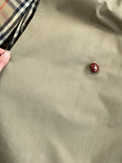 Vintage Nova Check Belted Trench Coat - M - SYLK