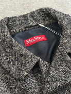 Max Mara Studio Wool Woven Coat - S - SYLK