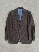 Vintage Pure Cotton Mini Check Single Breasted Blazer - 38R/M - SYLK