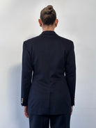 Vintage Brushed Wool Cashmere Bespoke Button Blazer - 36R/S - SYLK