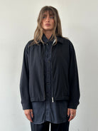Yves Saint Laurent Logo Bomber Jacket - M/L - SYLK