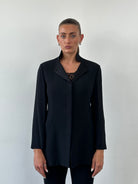 Emporio Armani High Neck Fitted Blazer Jacket - M - SYLK