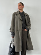 London Fog Double Breasted Trench Coat - S/M - SYLK