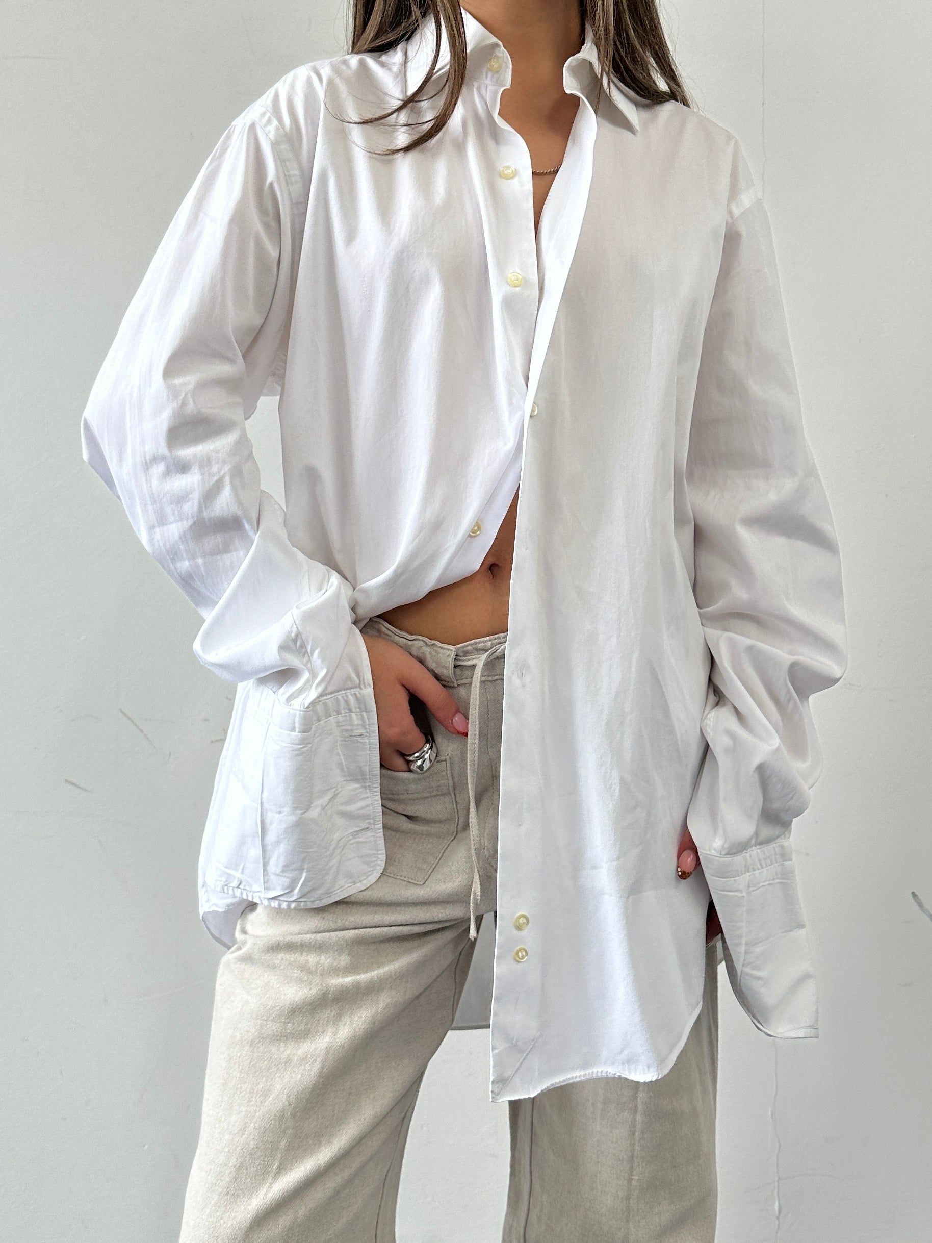 Burberry Pure Cotton Dress Shirt - M - SYLK