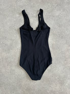 Vintage 2000s Satin Lace Bodysuit - S - SYLK