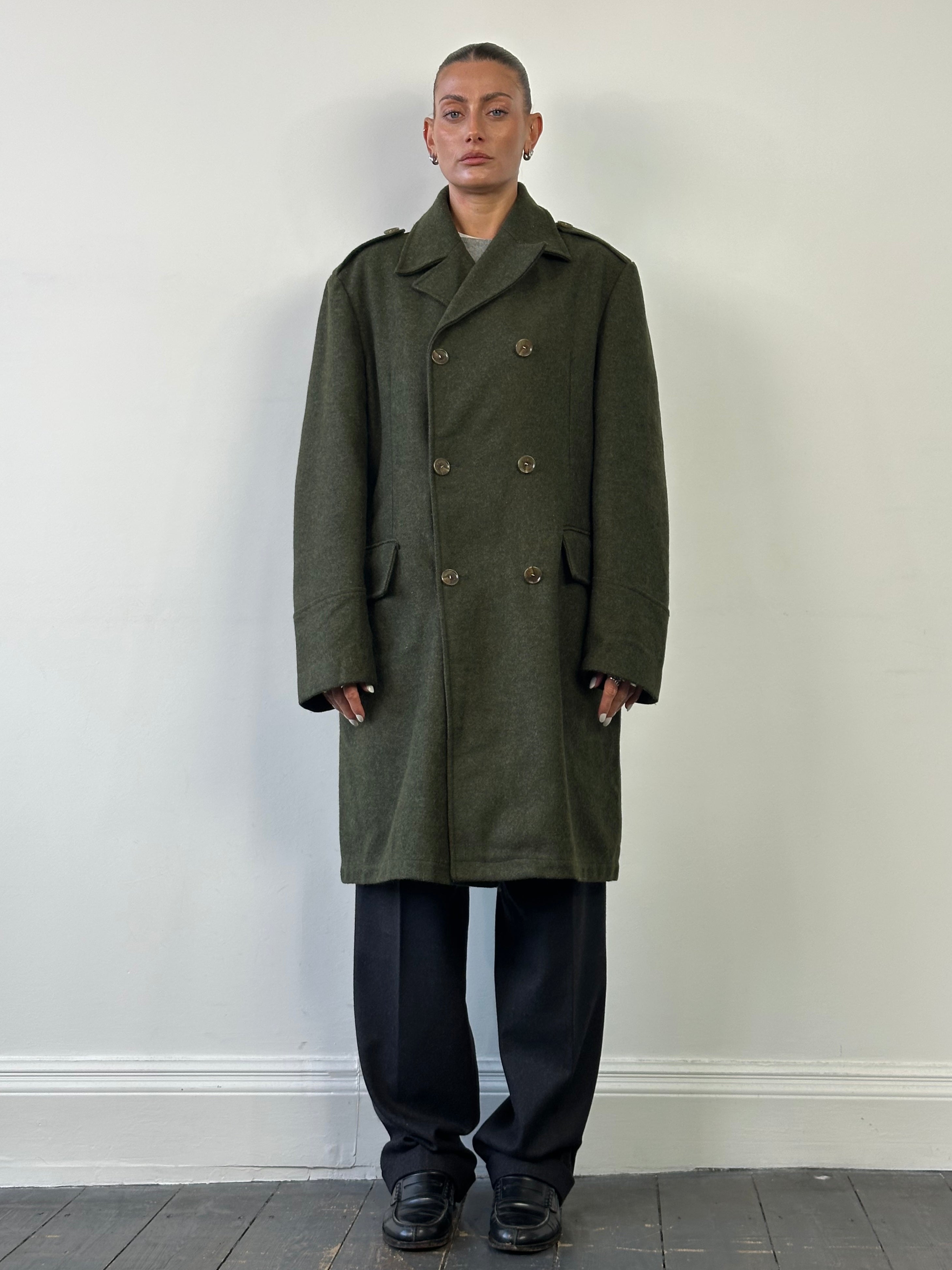 Dolce & Gabbana D&G Wool Double Breasted Coat - L/XL - SYLK