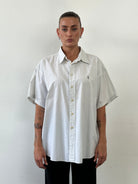 Yves Saint Laurent Pure Cotton Short Sleeve Logo Shirt - XXL - SYLK