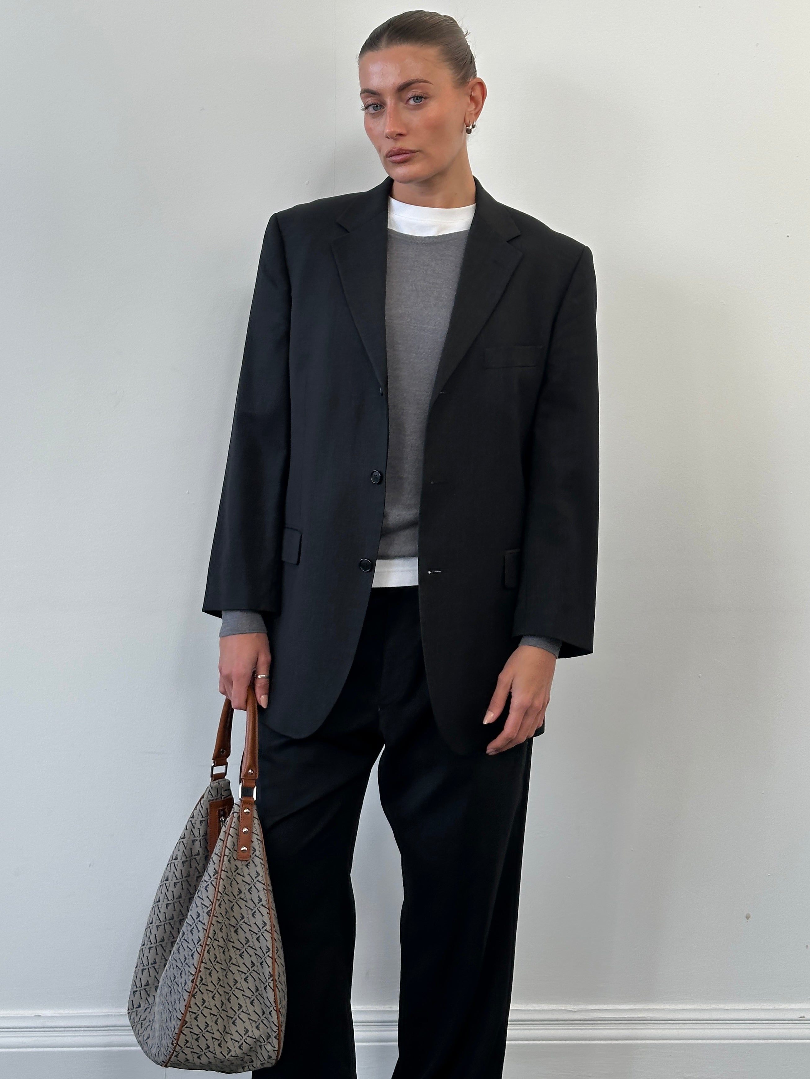 Yves Saint Laurent Pour Homme 1990s Pure Wool Single Breasted Suit - 40S/W32 - SYLK