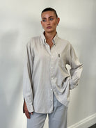 Armani Jeans Check Pure Cotton Logo Shirt - L/XL - SYLK