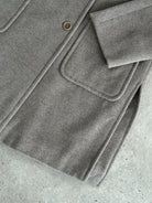 Marella Removable Collar Virgin Wool Coat - XL - SYLK