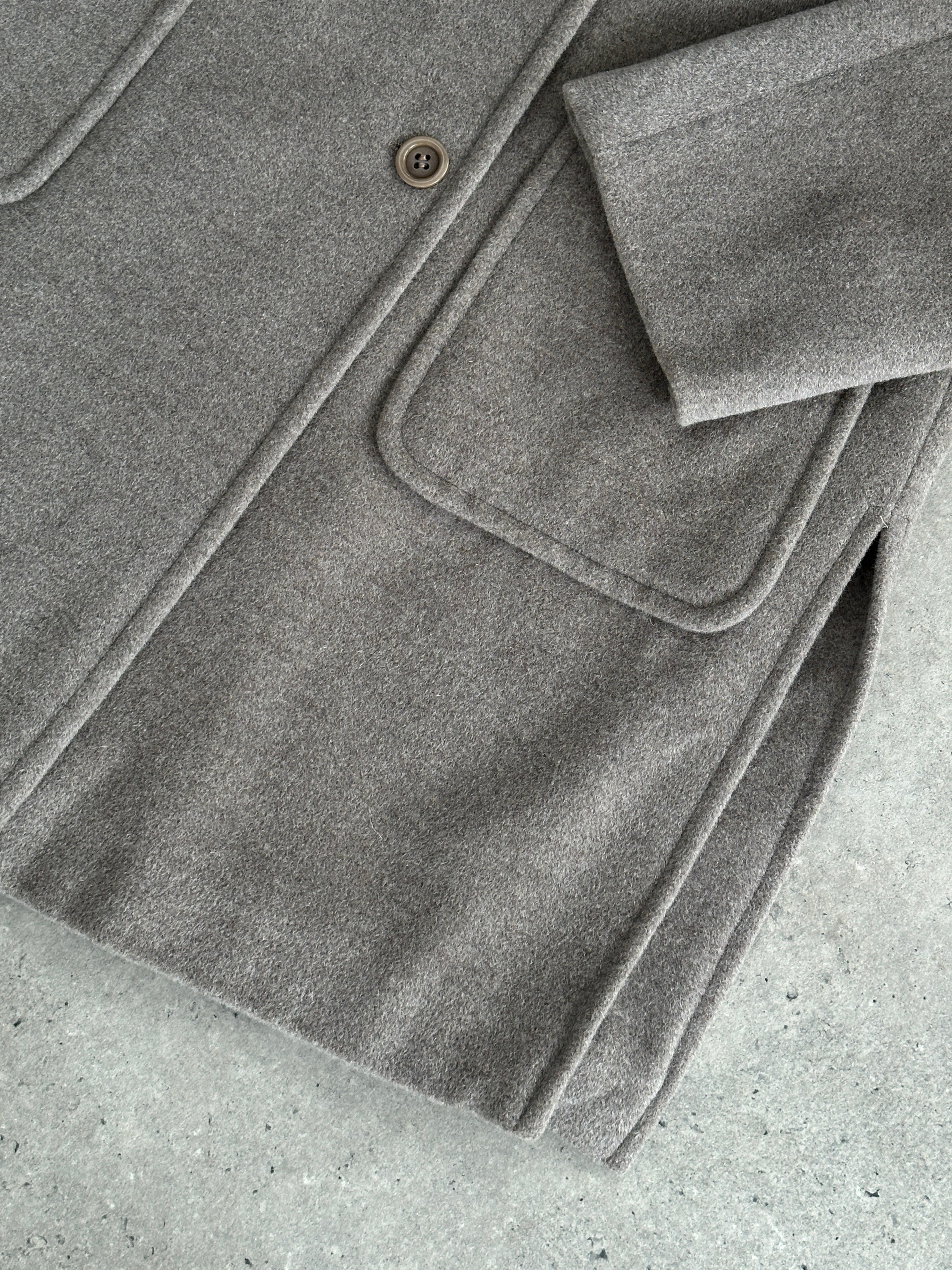 Marella Removable Collar Virgin Wool Coat - XL - SYLK
