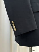Christian Dior Monsieur 1980s Pure Wool Bespoke Button Blazer - 38R/M - SYLK