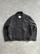London Fog 1990s Distressed Leather Jacket - L - SYLK