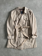 Christian Dior Monsieur Cotton Double Breasted Belted Trench Coat - L/XL - SYLK