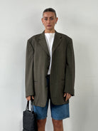 Givenchy Monsieur 90s Pure Wool Single Breasted Blazer - 46R/XXL - SYLK