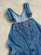Dickies Pure Cotton Denim Dungarees - M - SYLK