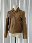 USA Vintage 1980s Leather Bomber Jacket - XS/S - SYLK