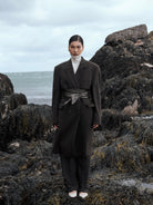 Christian Dior Wool Cashmere Double Breasted Coat - XL - SYLK