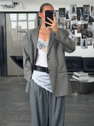 Armani Collezioni 2000s Pure Wool Single Breasted Blazer - 42L/XL - SYLK