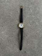 Vintage 1990s Gold Tone Round Quartz Watch - SYLK