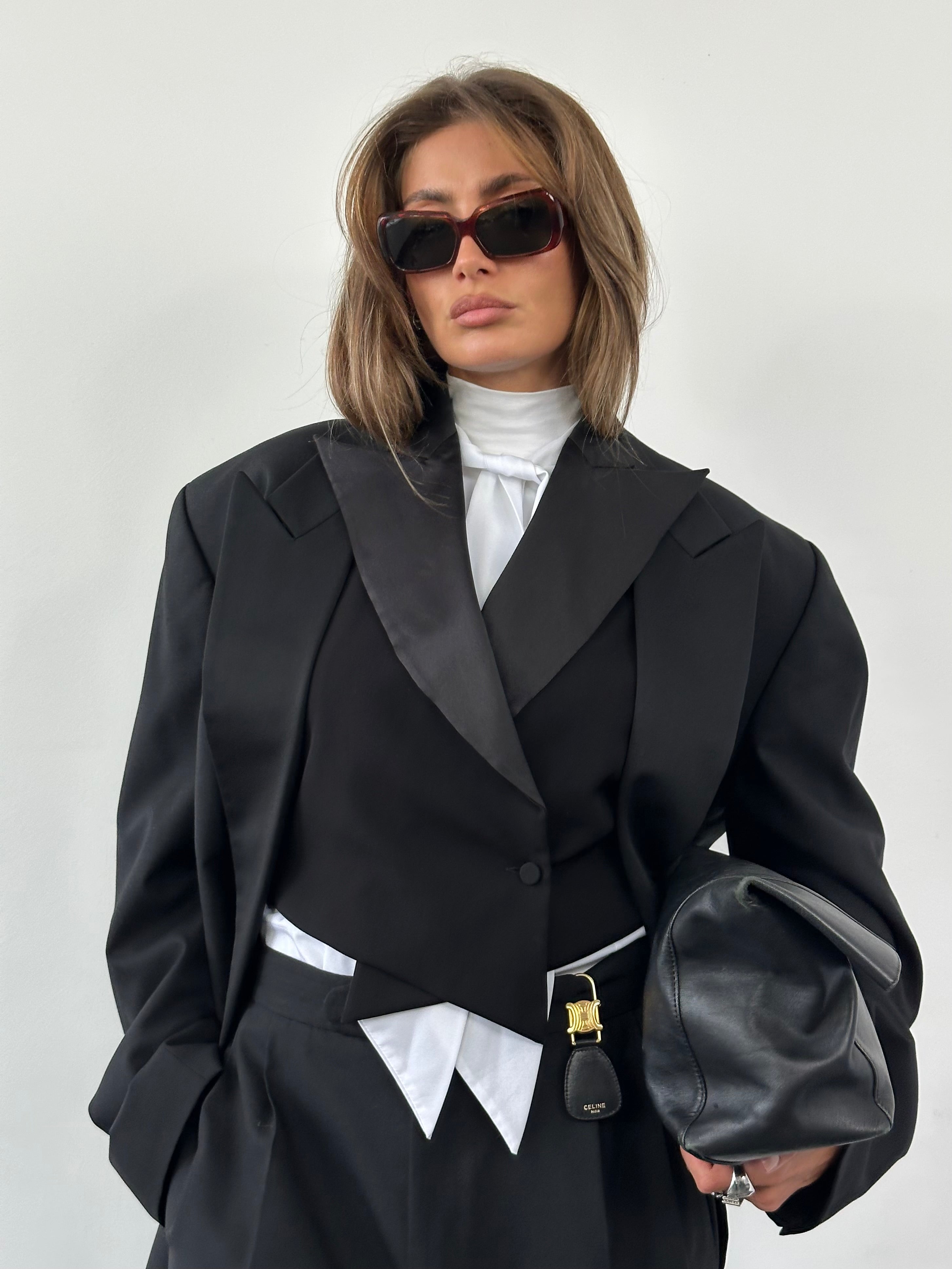 Vintage 1980s Neck Tie Shirt - S/M - SYLK