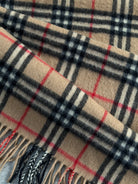 Burberry Lambswool Cashmere Nova Check Scarf - SYLK