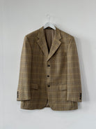 Yves Saint Laurent Pure Wool Check Blazer - XXL - SYLK